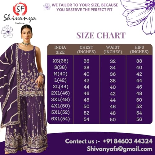 Wedding Wear Dress Indian Pakistani Ready to Wear Designer Salwar Kameez Sharara Suits 13154