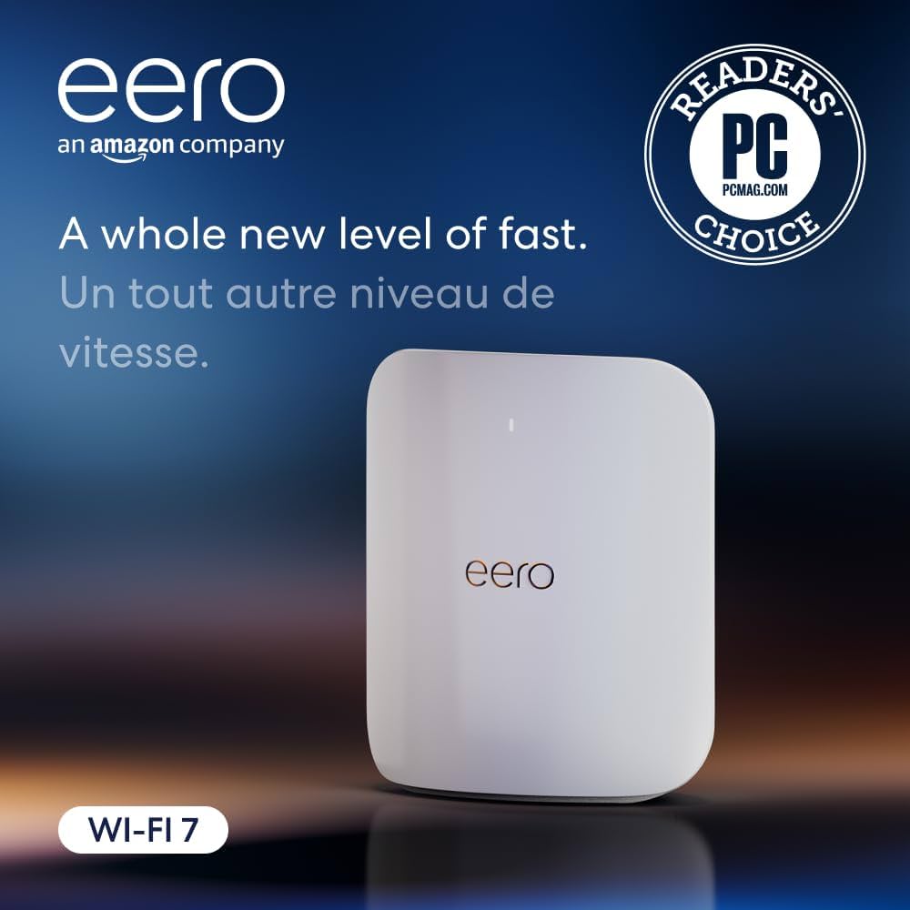 Amazon eero Max 7 tri-band mesh wifi router | Up to 9.4 Gbps