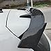 GEBBEM Car Rear Spoilers for Fiat Uno Van Uno Furgao/Uno (Type 327) 3-door/5-DOOR/Grand Siena (Type 326), Rear Trunk Spoiler Lip Roof Tail Wing, Car Styling Accessories,Carbon Fiber Look
