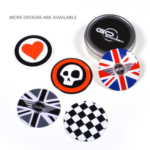 Gobadges Wa04 Skull Wheel Cap For Mini Cooper #TOP5