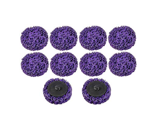 DUROPEAK 10Pack 2" Quick Change Roloc Easy Strip Discs-Removes Rustï¼ŒStrips Paintï¼ŒCleans Welds