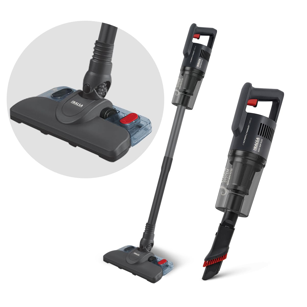INALSA Ozoy Mop Plus Vacuum Cleaner