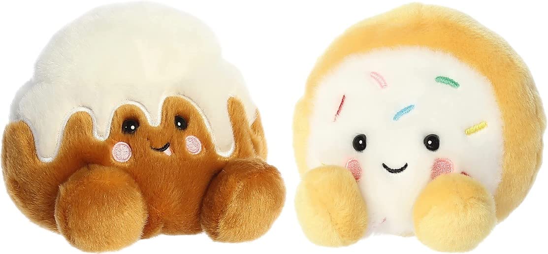 Aurora Palm Pals Set of Two - Crumble Cookie and Sugary Cinnamon Roll
