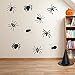 Produktbild Halloween Spooky Halloween Spinnen Spider Wand Dekorationen Fenster Aufkleber Wall Decor Sticker Wall Art Aufkleber Sticker Wand Aufkleber Aufkleber Wandbild Décor DIY Deco Abnehmbare Wandaufkleber Colorful Aufkleber, Vinyl, 16 - Charcoal, S