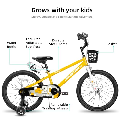 Image of JOYSTAR Pluto 12-20 inch Kids Bike with Light Up Training Wheels