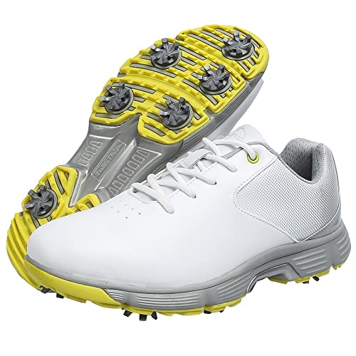 Mens Golf Shoes Spikes Golf Sneakers Male Outdoor Walking Footwears for Golfers