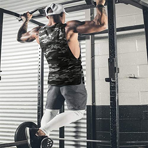 Image of COOFANDY Men Workout Tank Top 2 Pack Gym Bodybuilding Sleeveless Muscle T Shirts