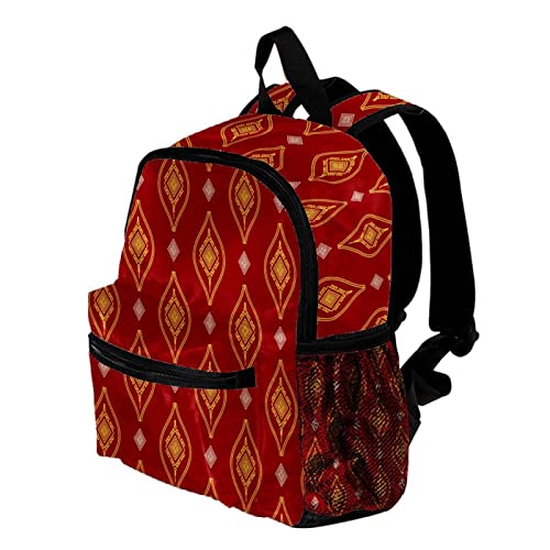 Sac à dos enfants dos protégé mini sac de voyage boho rouge - 3