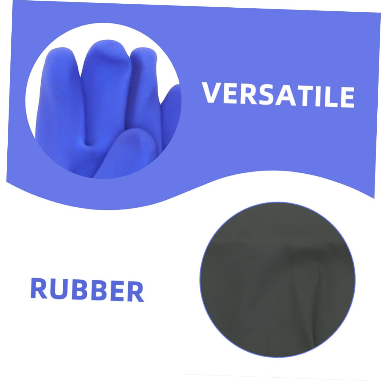 Guantes de Goma Impermeables Codo 2 Pares de Guantes Largos para Lavar Limpieza de Cocina para Protección del Brazo