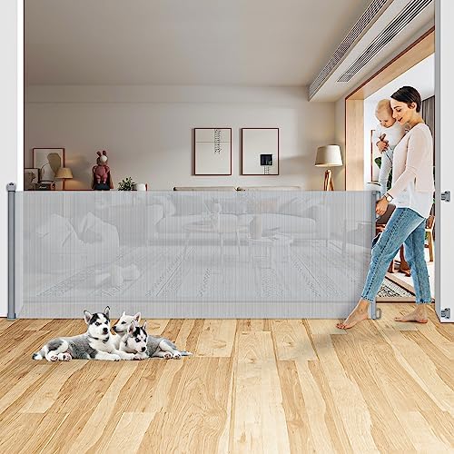 78 Inch Extra Wide Retractable Baby Gate for Large Opening