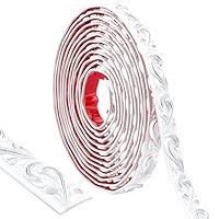 CRASPIRE 16.4Ft/5m Flexible Molding Trim 0.8 Inch Wide Peel And Stick - View #7