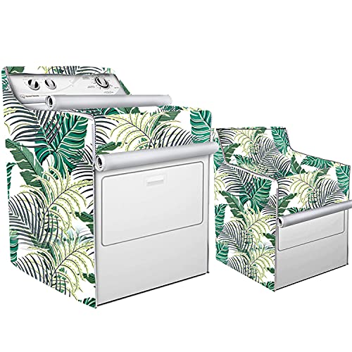 2Pack Washing Machine Cover, Front Load Machine Cover, Waterproof Sunscreen Dustproof 2 Zippers Design for Convenient use,29\"W x 28\"D x 39.5\"H