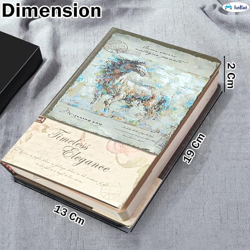 Image of FunBlast Aesthetic Diary for Girls - Kawaii Diaries, Stylish Diary, Notebooks Diary for School, Home, Office, Travel Diary & Notebook - A5 Size (114 Sheets, 228+ Pages) (Horse)