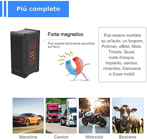 WanWayTech GPS Tracker,Real Time Tracking, Asset GPS Tracker,Rechargeable 6000mAh Battery Tracking for Car Rental, Loan Vehicles, Fleet Management Industries