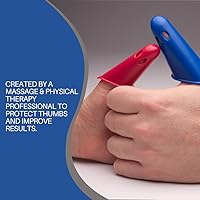 Vista 4 de Thumbsavers Classic - Herramienta manual para terapeuta de masaje manual, tamaño mediano, color blanco