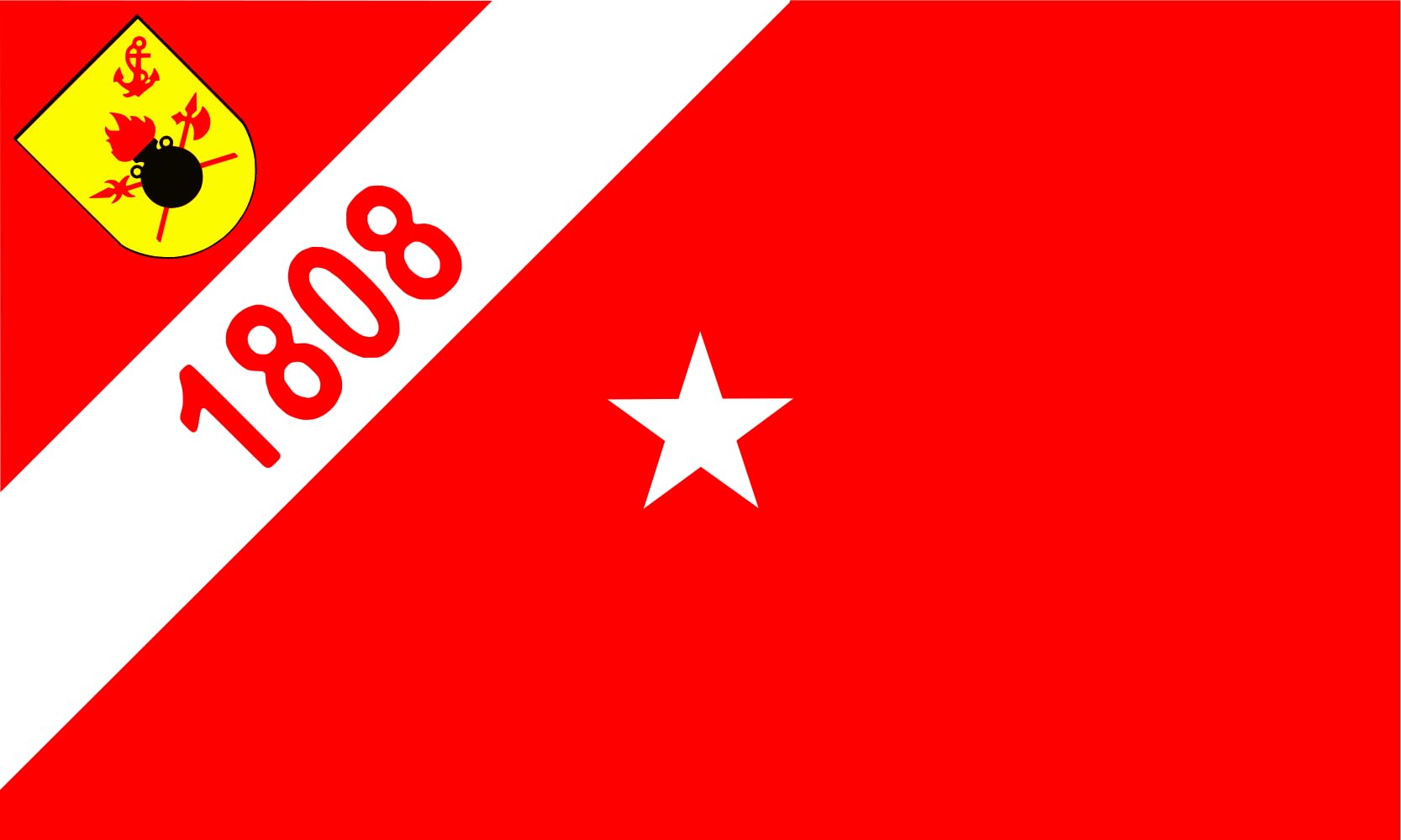Drapeau Corps des fusiliers marins du Brésil en tissu haute densité