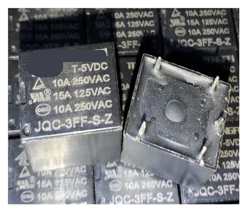 Relé JQC-3FF-SZ 12VDC de 5 pines para proyectos de domótica y automatización del hogar