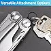 1-Pack Easy-Attach Pocket Clip and Lanyard Ring Compatible for Charge, Wave & Surge Multi-Tools, Stainless Steel Pocket Clip Reinforced Steel Construction, Installation/Replacement Takes Just Seconds