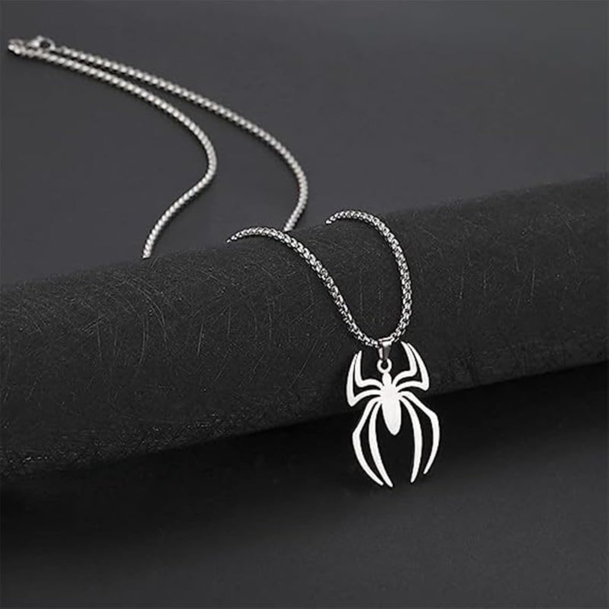 Men's Stylish Silver Chain with Stainless Steel Pendant Locket