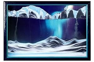 KB Collection Sand Picture in Aurora Borealis