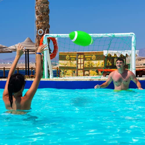 Hiboom Swimming Pool Football, Water Footballs For Pool For Under Water Passing, Dribbling, Beach Football Waterproof, Pool Water Diving Game Toys For Teens Adults, Ball Fills With Water (Green) #TOP5