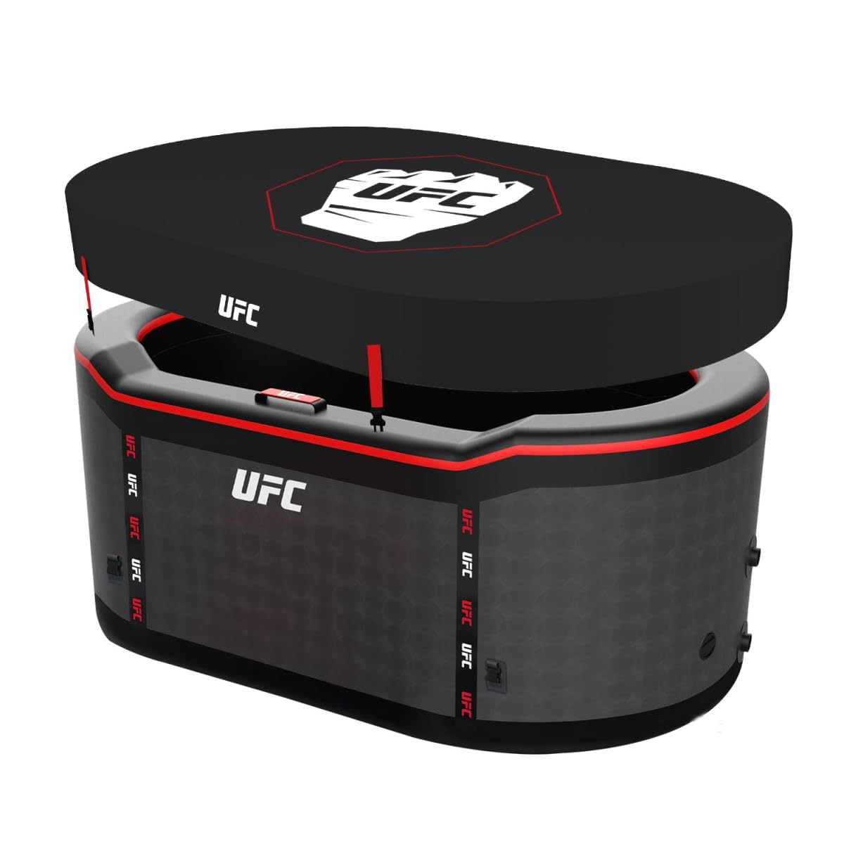 N NETSPA Chiller Pack 3-40°C 3kw Ice Bath UFC (SP-UFC301-CK3) - ICEBATH UFC Dropstitch zimna kąpiel z silnikiem: Innowacja w służbie regeneracji - 170 x 67 x 92 cm - 1 osoba - 320 L