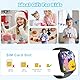 Smartwatch Kinder GPS und Telefon, 4G Uhr Kinder Smartwatch mit Videoanruf, Voice Chat, Schulmodus, WiFi, SOS, Kamera, Spiele, Wecker, Schrittzähler, Kinderuhr für Mädchen Jungen 4-12 Jahren, Schwarz
