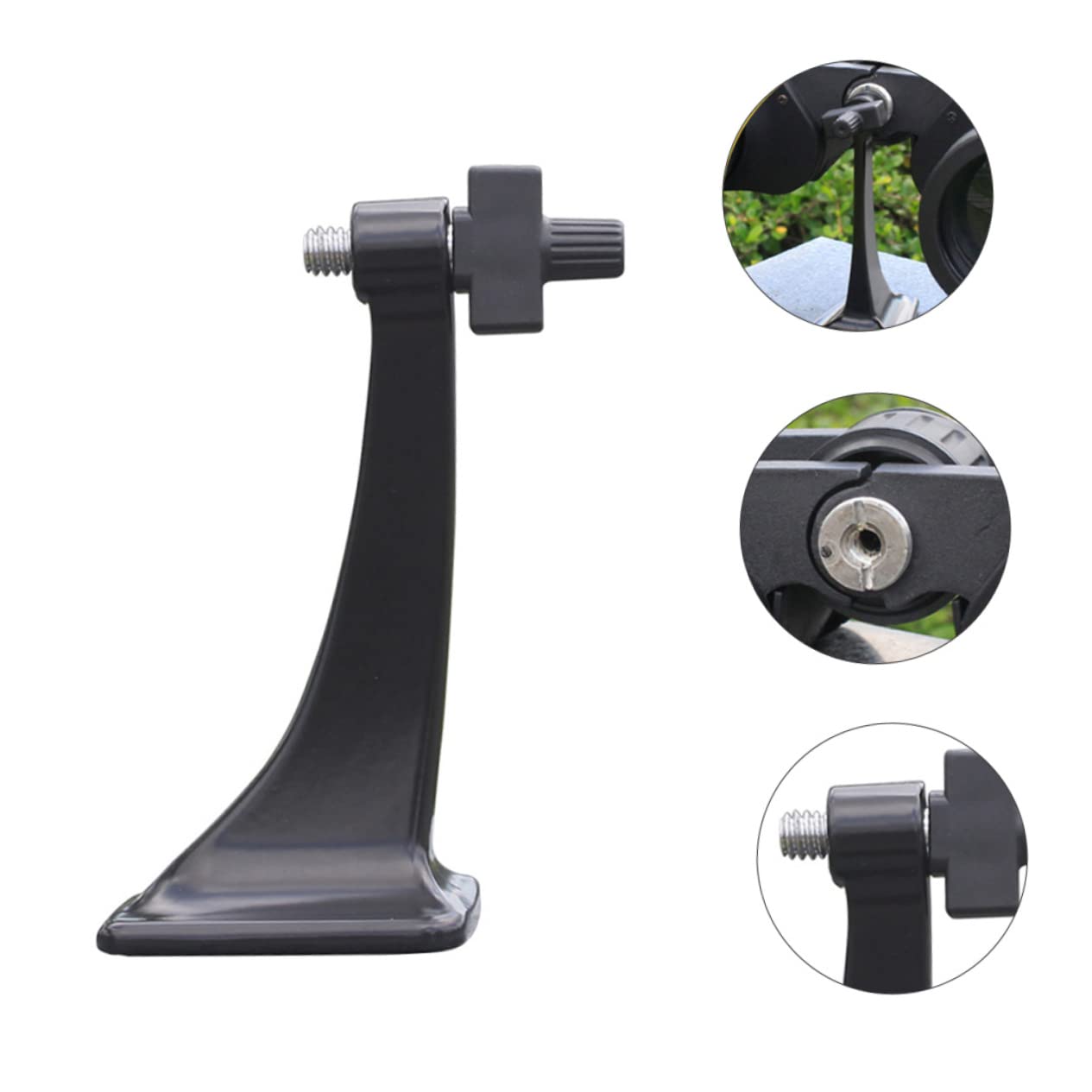 HOMSFOU 4Pcs Binoculares Binoculares De Aluminio Sujetar Abrazadera Soporte Neutral Turismo Binocular Soporte Accesorios Trípode Aleación Hilo Trípode Adaptador Reloj Pájaro Binocular