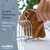 Chrome Toast Rack With Frosted Glass Base - For Breakfast Table - View #4