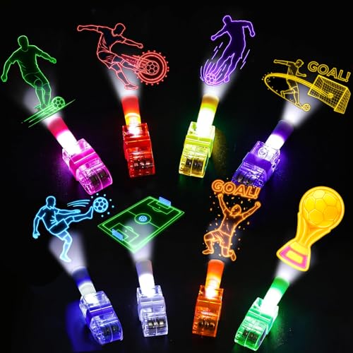 40PCS Soccer Party Favors LED Finger Lights for Goodie Bag Stuffers