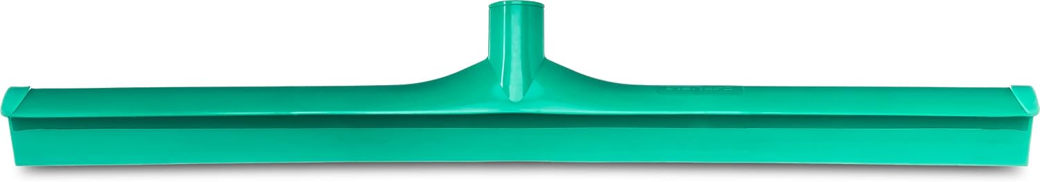 SPARTA 3656809 Plastic Floor Squeegee, Shower Squeegee, Heavy Duty Squeegee With Rubber Blade For Windows, Glass, Shower Doors, Floors, Windshields, 24", Green, (Pack of 6)
