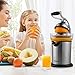 YISSVIC Exprimidor Eléctrico Zumo, Exprimidor de Palanca de Naranja Acero Inoxidable 130W