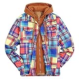 Ymosrh Jackets for Men Fashion Casual, Rain Jacket Mens Work Coats and Jackets Utility Jacket Hood...