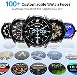 Smart Watch for Men Women with Bluetooth Call, 1.39"HD Screen Fitness Watch with Heart Rate/Sleep Monitor/SpO2/Pedometer, Activity Tracker 100+ Sport Modes, IP68 Waterproof Smartwatch for IOS Android - Image 6