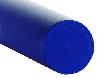 Acrylonitrile Butadiene Styrene ABS Plastic Rod 1" x 24" 1" x 24", Navy, 1