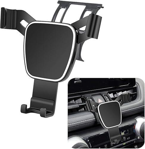 musttrue LUNQIN - Soporte para teléfono de automóvil para Toyota RAV4 2019-2021, accesorios de automóvil, soporte de navegación, decoración