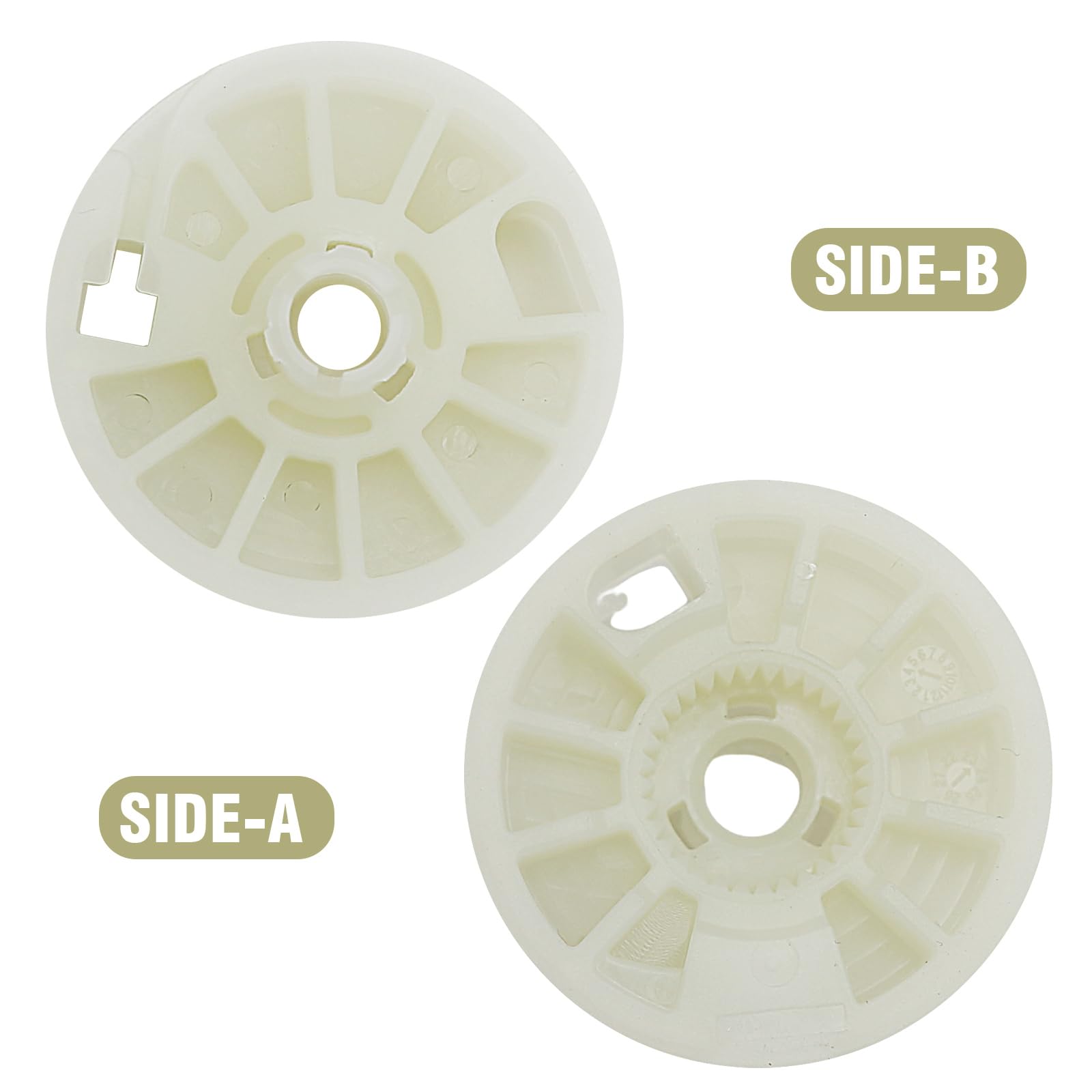 Amazon.com: Newnessai 82481D4000 4Pcs Window Regulator Drum Gear
