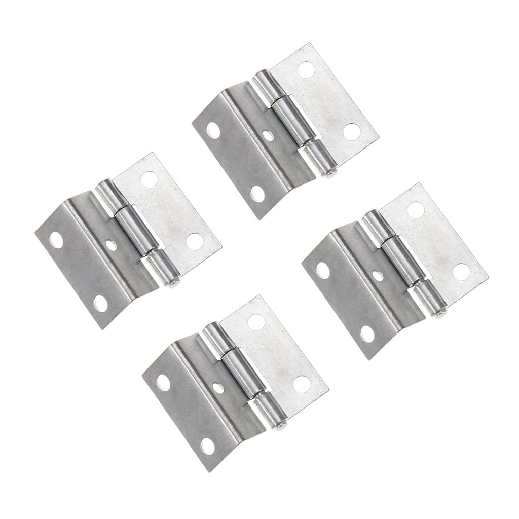 Nvsfzgiyg Bronze 4 Pcs 25 * 15 12Mm Cabinet Door Luggage Furniture Decoration Hinge Jewelry Wood Boxes Vintage Zinc Alloy With Screws Hinges(Bronze)