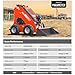 HUAYEE HY360C Mini Skid Steer Loader 13.5HP B&S Gas Engine - Stand-On Operation, Wheeled, Dual Pump Dual Valve System - Includes Bucket & Delivery/Unloading Service