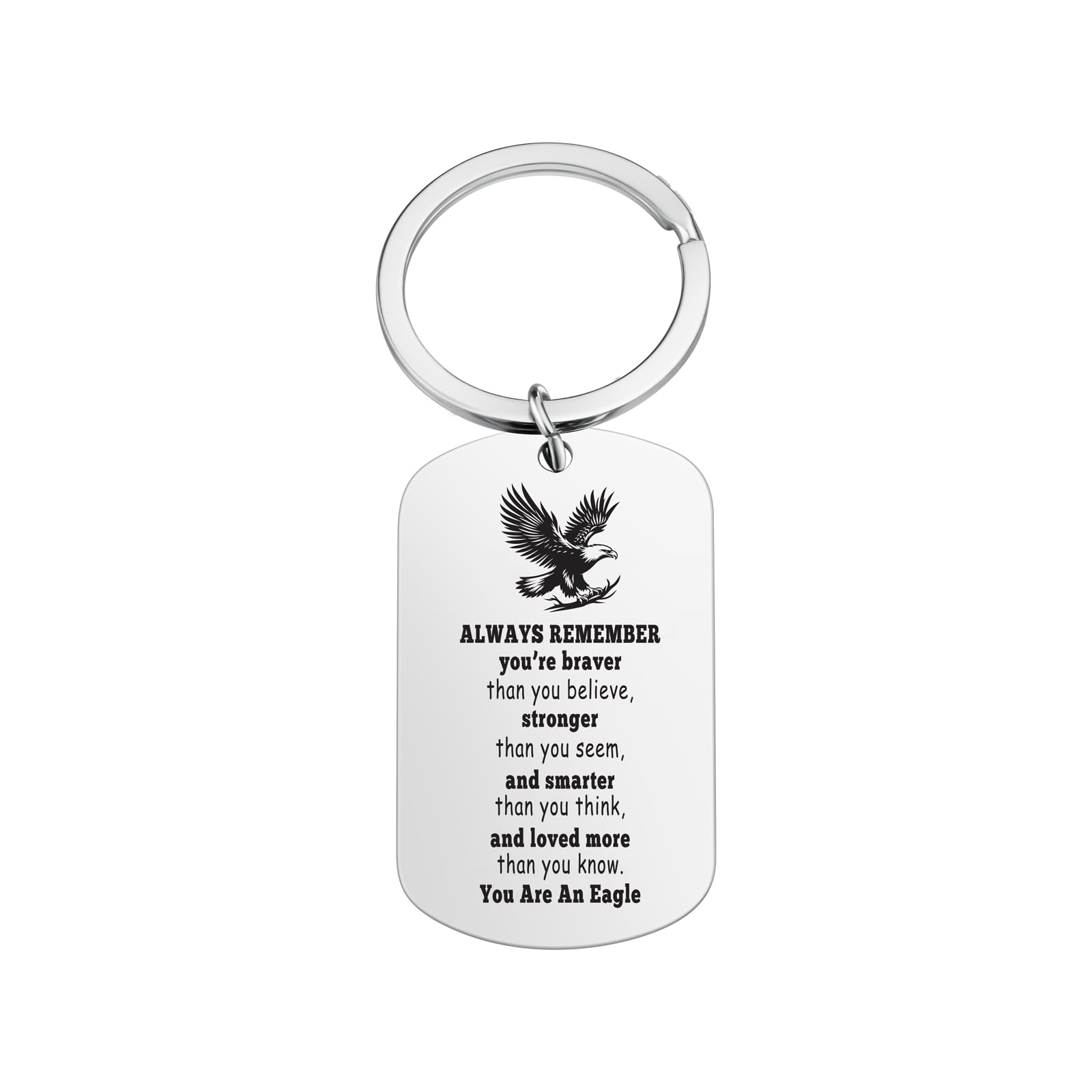 Xeboba Eagles Gifts Leather Journal Notebook with Pen and Keychain Inspirational Encouragement Eagle Scout Gifts for Men Women Teenage Boys Girl