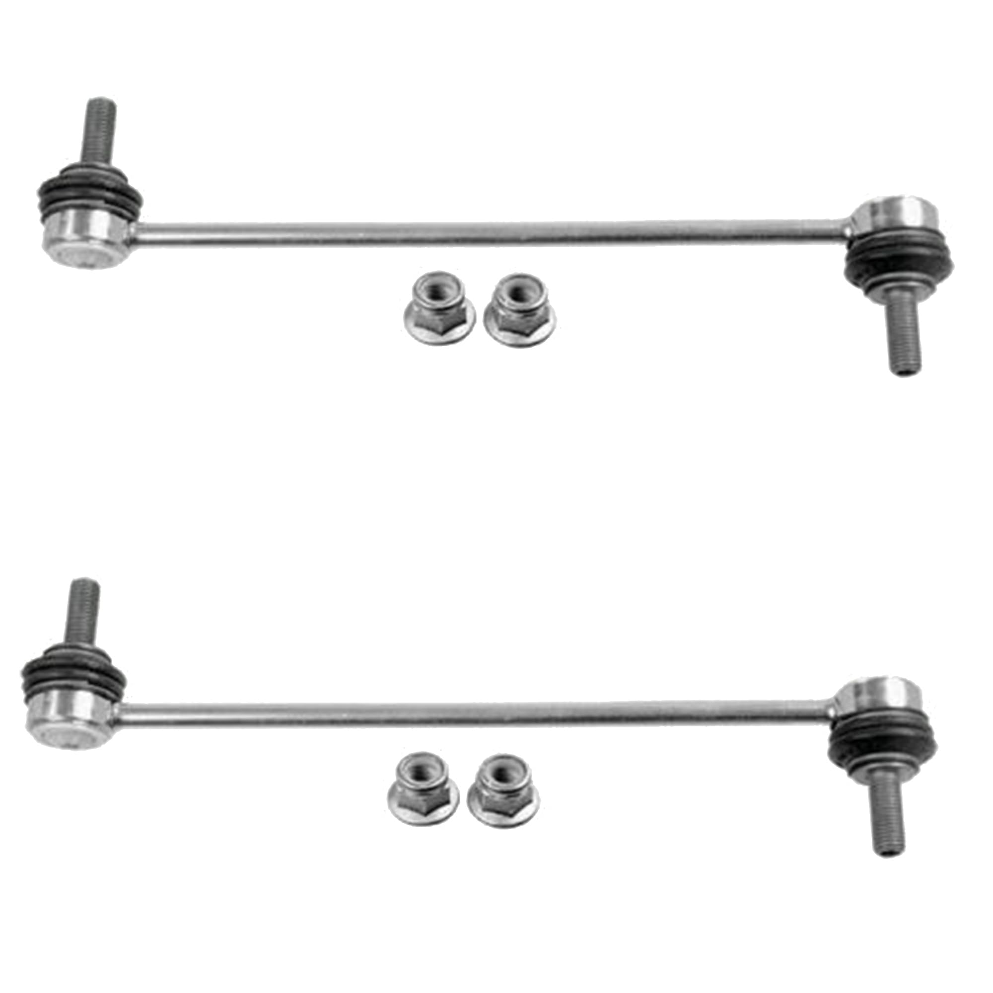 Partsline - Biellette de barre stabilisatrice Avant - 248 mm - Filetage M10X1,25 - compatible avec Micra III, Note, Clio III IV, Captur I, Modus, Zoe - équivalent à 54618BC40A, 551107041R