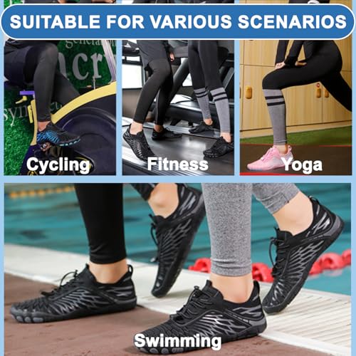 Barefoot Shoes Women Men - Breathable Wide Toe Non Slip Water Footwear Wear-Resistant Comfy Beach Shoes3