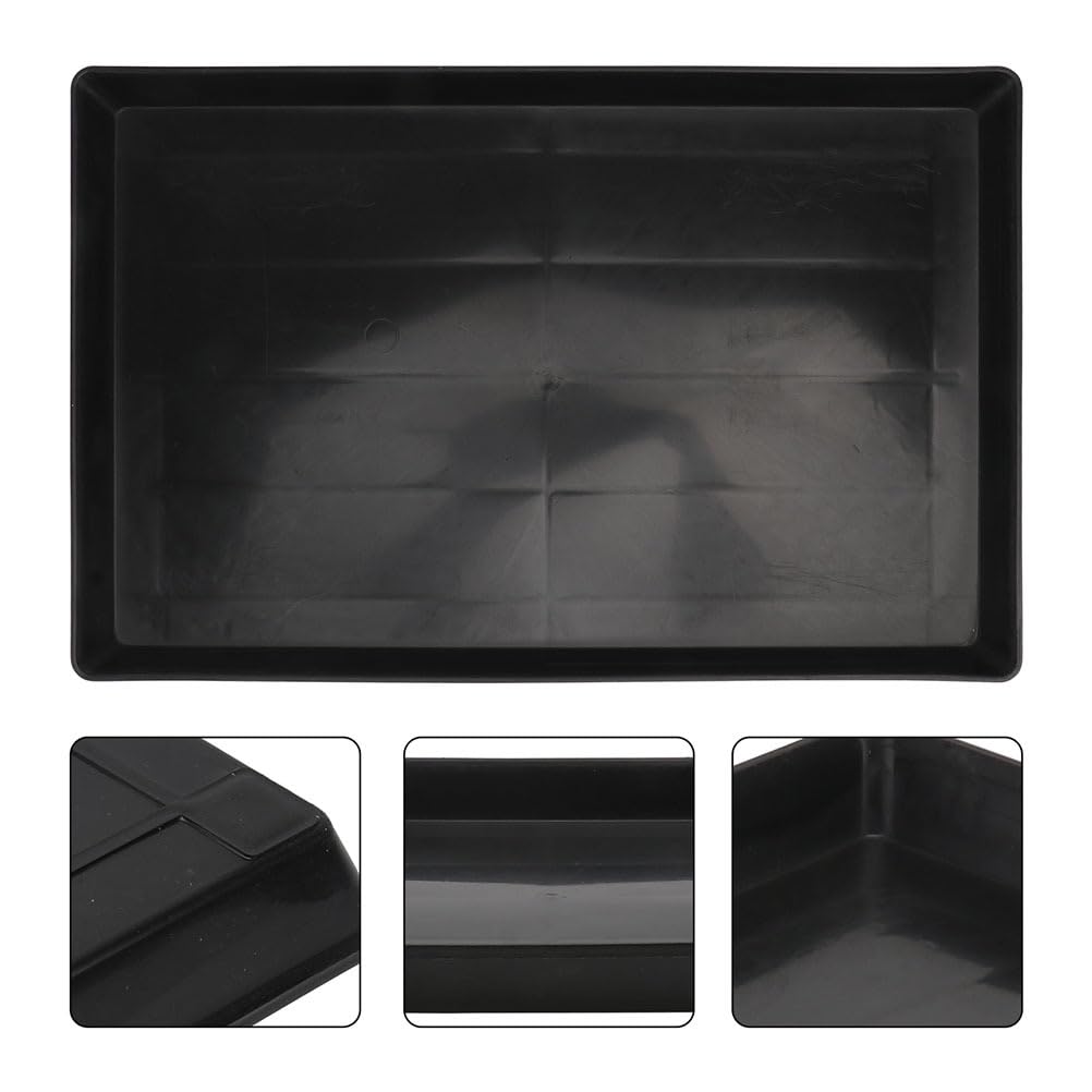 BESPORTBLE Lot de 2 plateaux de rechange pour cages : bac inférieur en plastique pour cage de chien – Doublure de cage à lapin avec base plate – Convient pour diverses cages de petits animaux 43 x 32