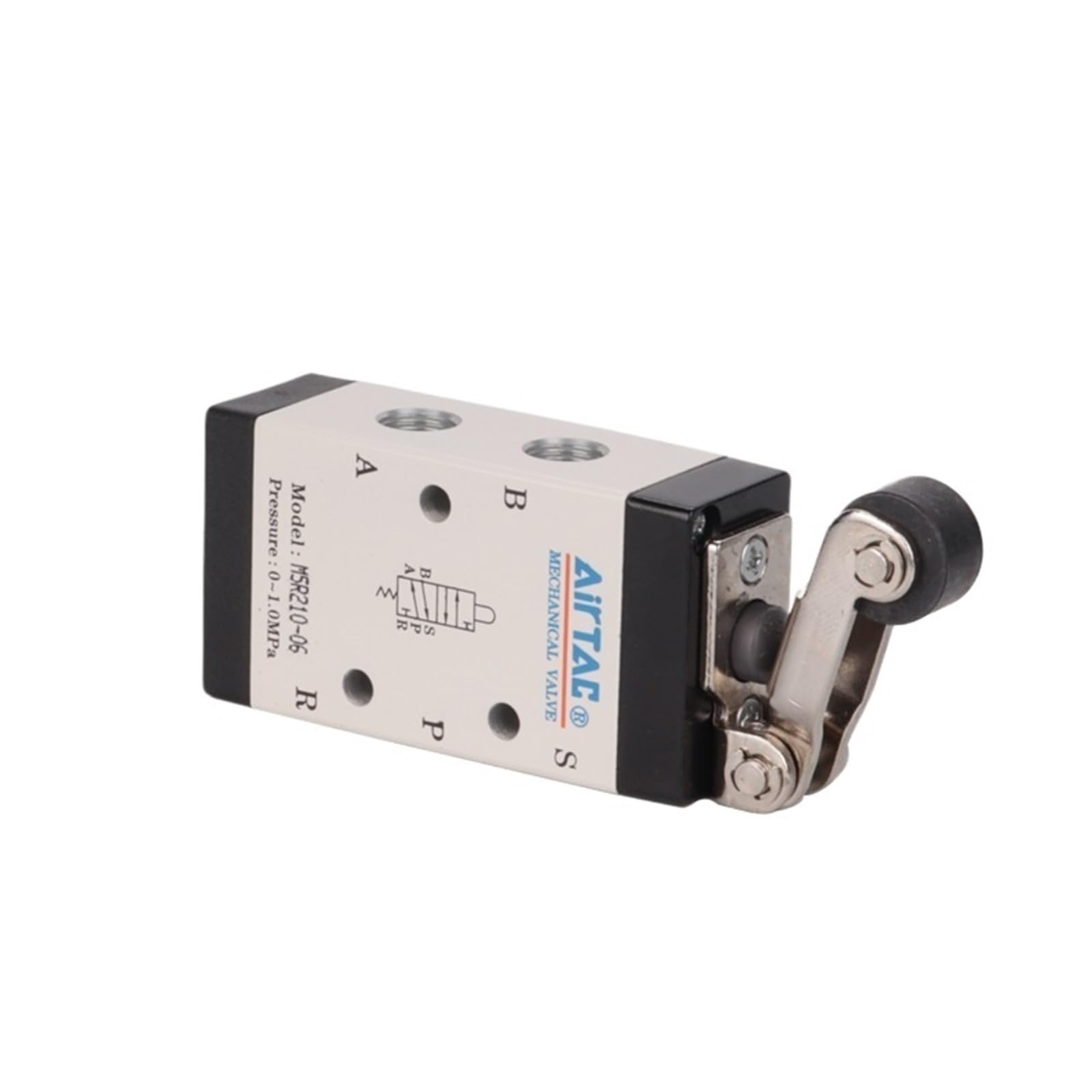 1 Uds interruptor de válvula mecánica M5R110/M5R210 válvulas neumáticas de Control de vía 5/2 rodillo M5R Sereis(M5R210,08)