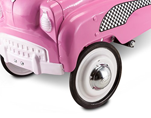Instep Kids Toy Pedal Car, Toddler Push and Ride On Toy, Pink Lady