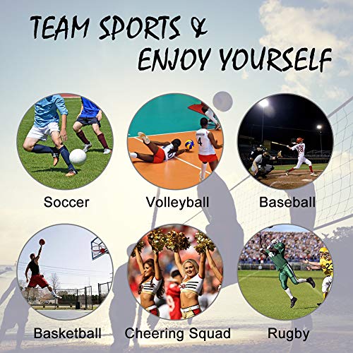 image for DD DEMOISELLE Knee High Workout Socks, Men Women Comfortable Halloween