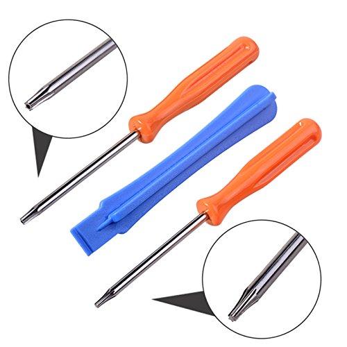 eXtremeRate Chaves de fenda Torx T8H T6 Open Shell Tools para controles de todos os modelos, ferrame