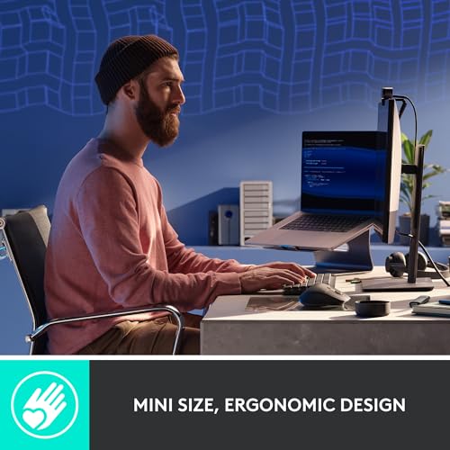 Image of Logitech MX Mechanical Mini Wireless Illuminated Keyboard, Tactile Quiet Switches + MX Master 3S Bluetooth Edition Wireless Mouse, No USB Receiver - Ultra-Fast Scrolling, Ergo, 8K DPI, Graphite