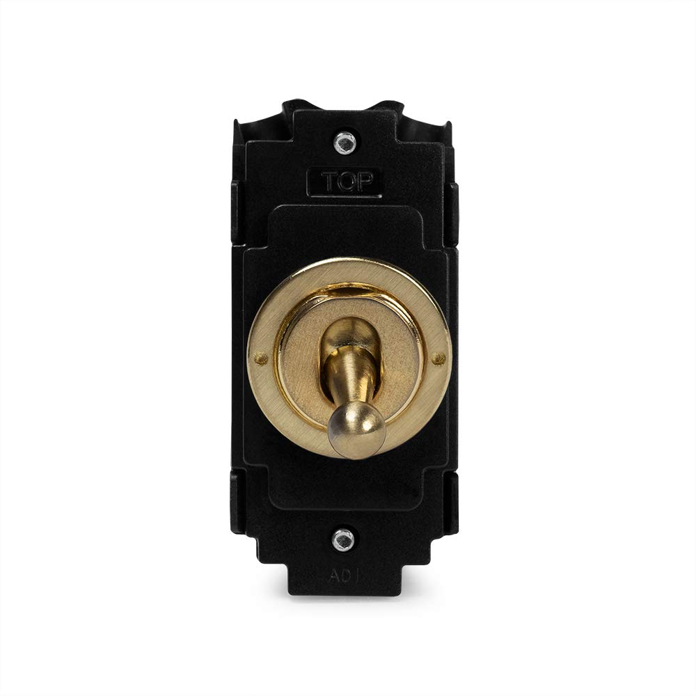 Soho Lighting Black/Light Brushed Brass 20Ax Intermediate Lt3-Toggle Switch Module