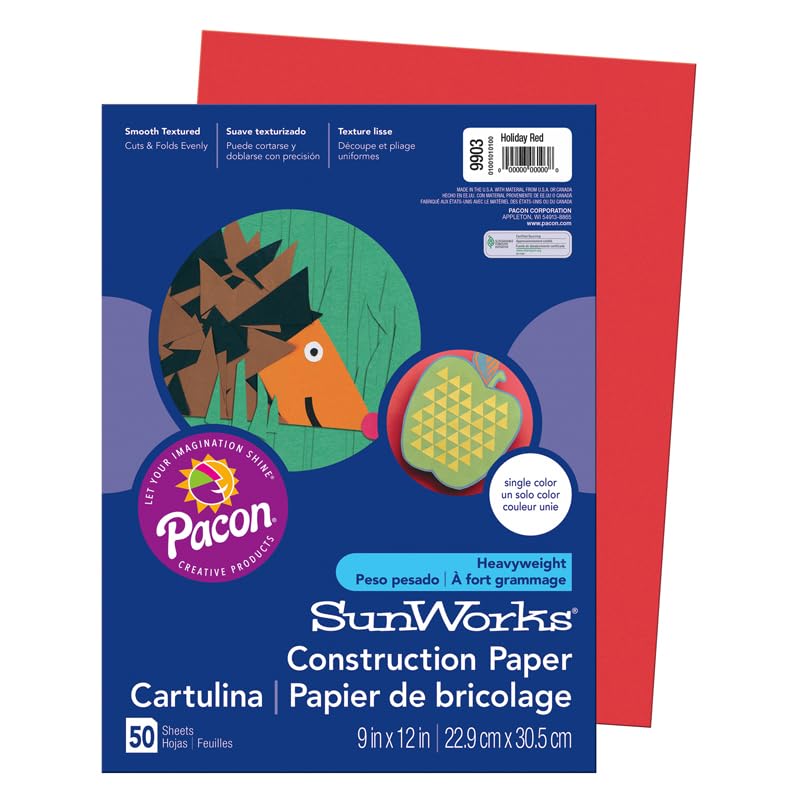 PACON CORPORATION CONSTRUCTION PAPER LIGHT BROWN 9X12 (Set of 3)